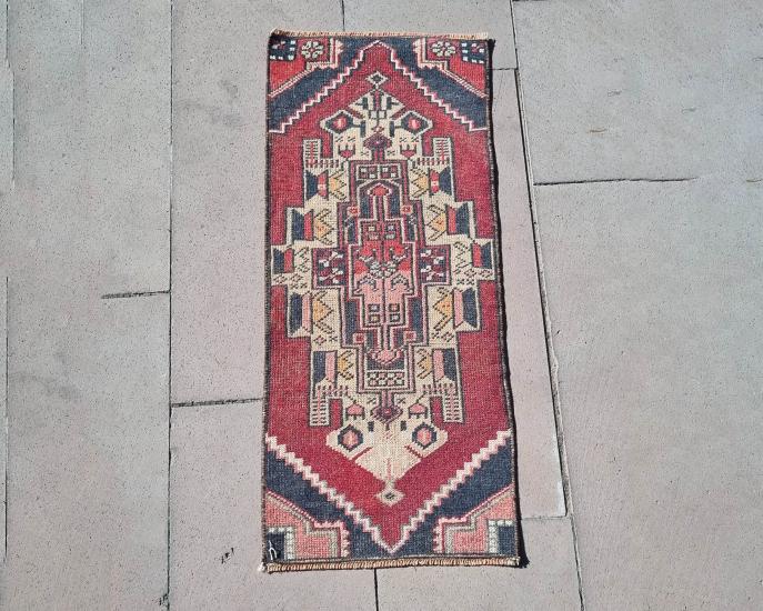 Vintage Ev Dekor Anadolu Desenli Halı