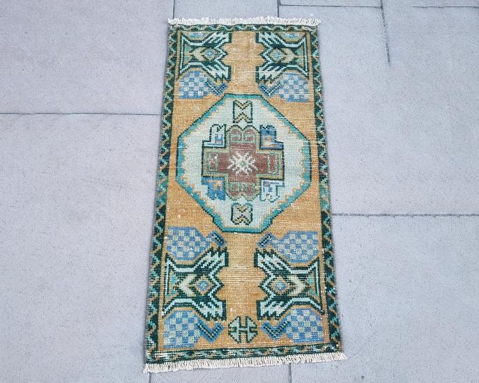 Vintage Ev Dekor Anadolu Desenli Halı
