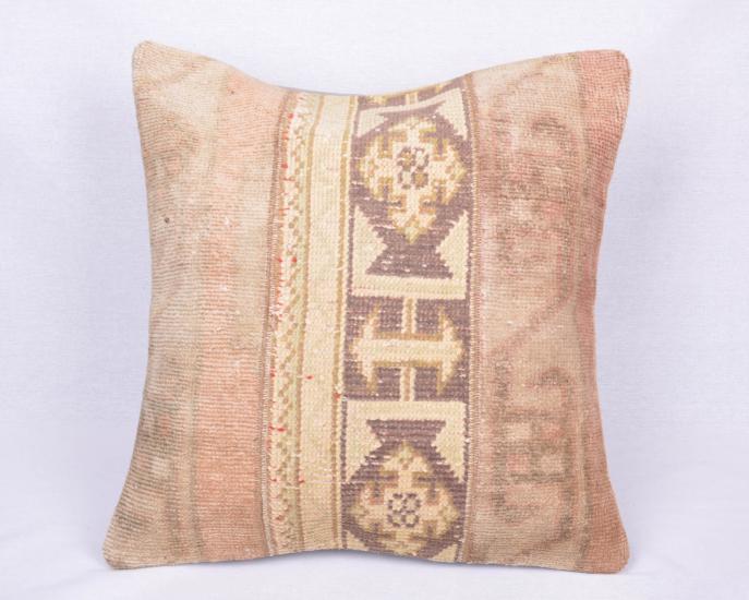 Etnik Anadolu Desenli  Halı Yastık Kılıfı Vintage