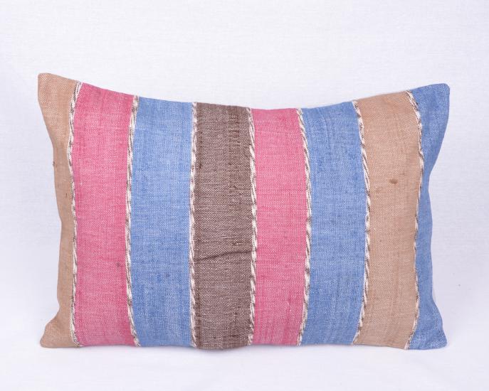 Bohem Anadolu Kilim Kırlen Kılıfı El Dokuması Yün Kırlent