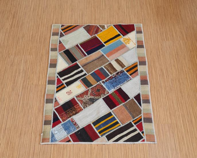 El dokuma Patchwork Halısı