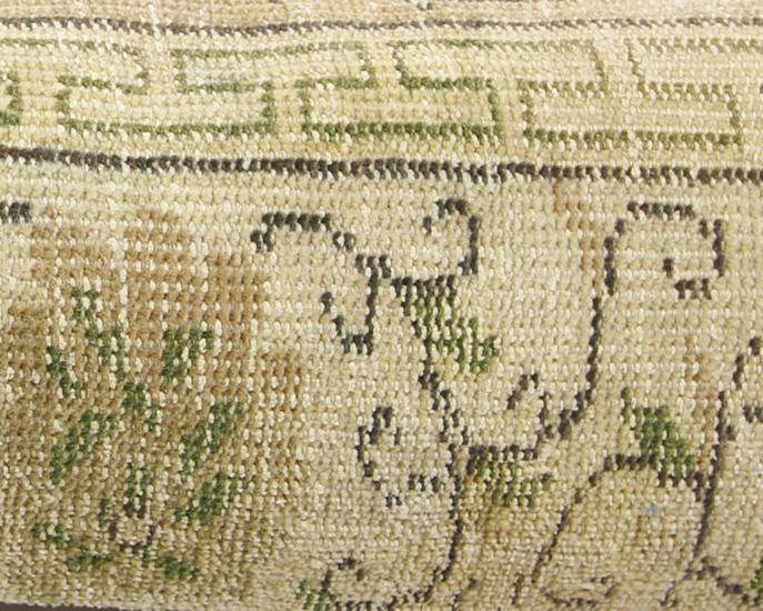 Vintage Anadolu Kilim Kırlen Halı Kılıfı El Dokuması Yün Kırlent
