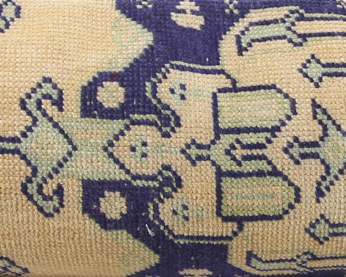 Vintage Anadolu Kilim Kırlen Halı Kılıfı El Dokuması Yün Kırlent