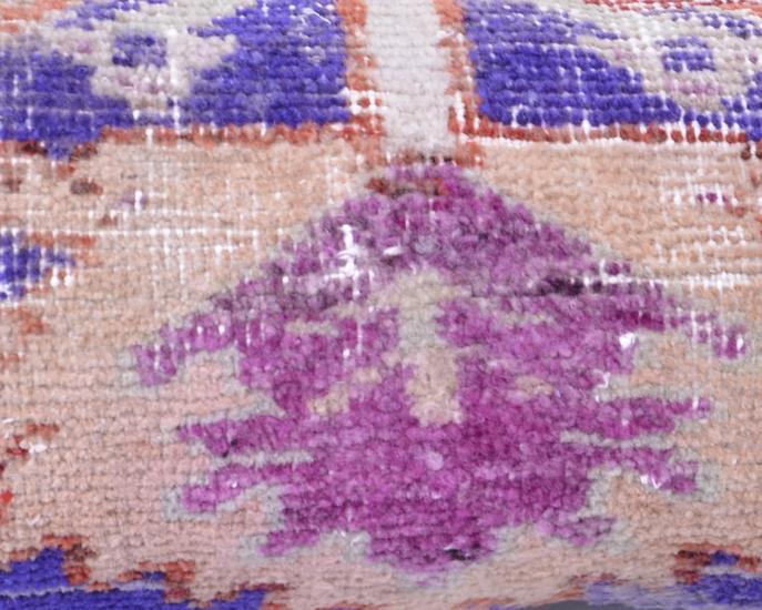 Vintage Anadolu Kilim Kırlen Halı Kılıfı El Dokuması Yün Kırlent