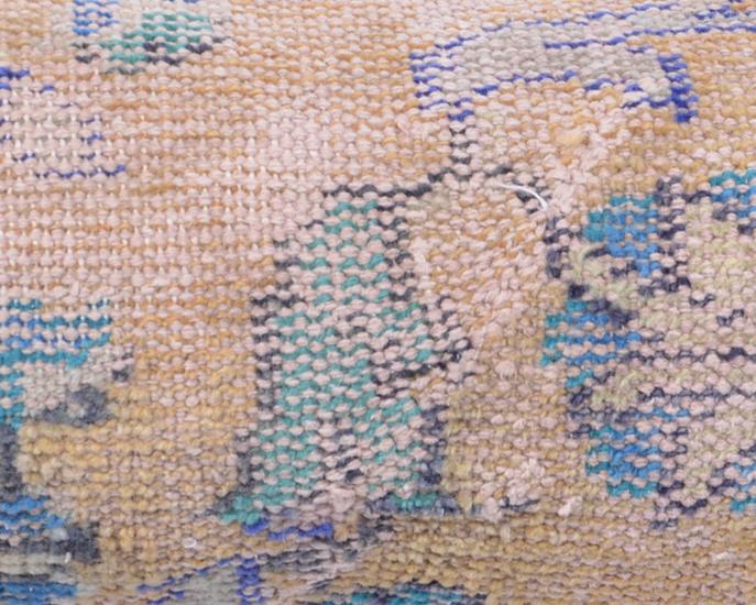 Vintage Anadolu Kilim Kırlen Halı Kılıfı El Dokuması Yün Kırlent