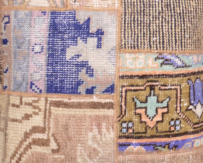 Etnik Anadolu Desenli  Halı Yastık Kılıfı Vintage