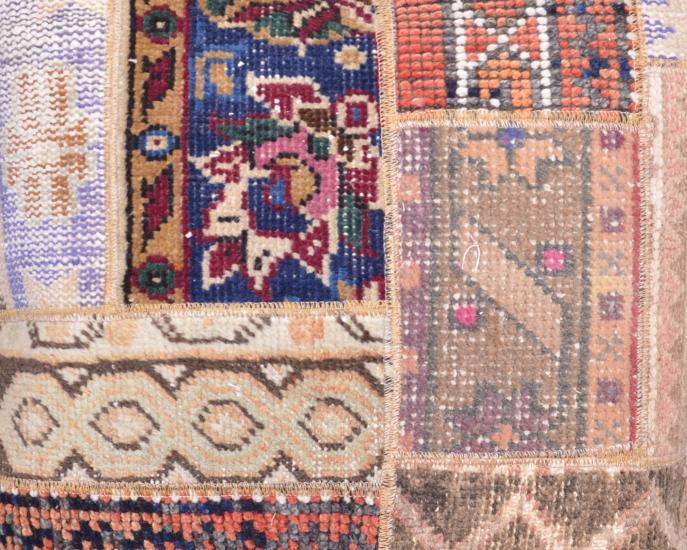 Etnik Anadolu Desenli  Halı Yastık Kılıfı Vintage