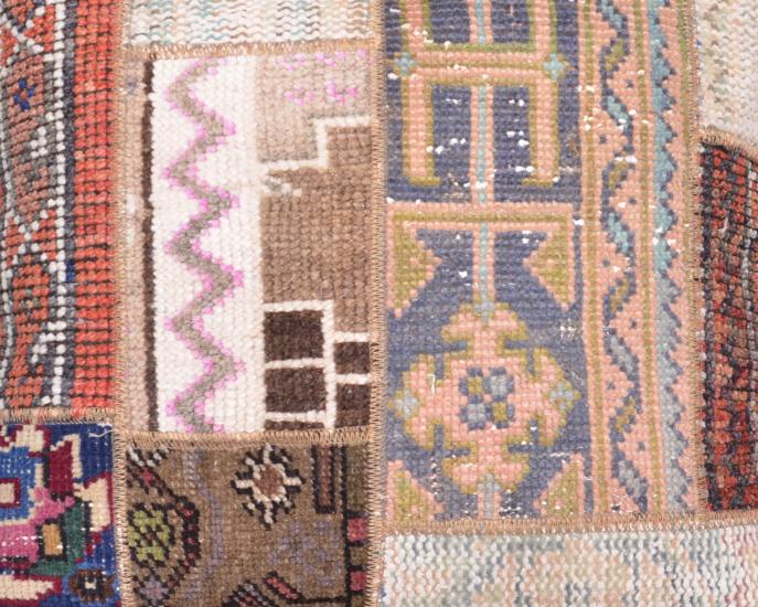 Etnik Anadolu Desenli  Halı Yastık Kılıfı Vintage