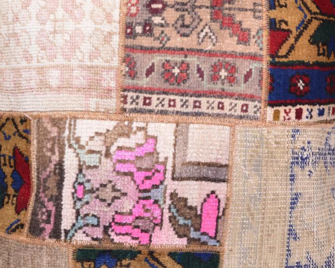 Etnik Anadolu Desenli  Halı Yastık Kılıfı Vintage