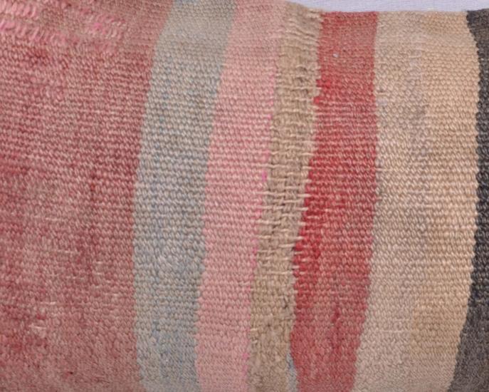 Vintage Anadolu Kilim Kırlen Halı Kılıfı El Dokuması Yün Kırlent