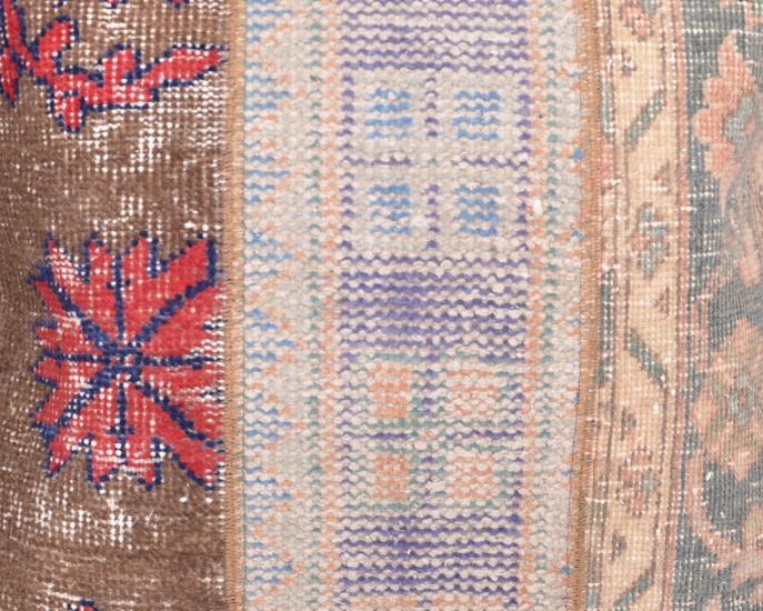 Etnik Anadolu Desenli  Halı Yastık Kılıfı Vintage