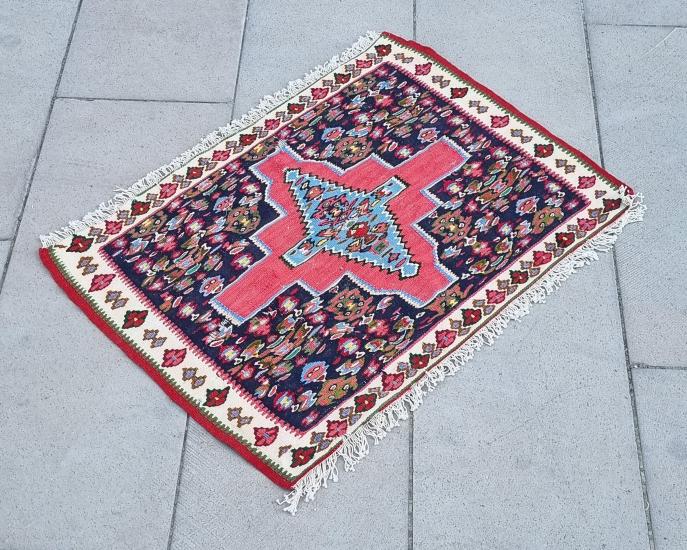 Vintage Ev Dekor Anadolu Desenli Halı